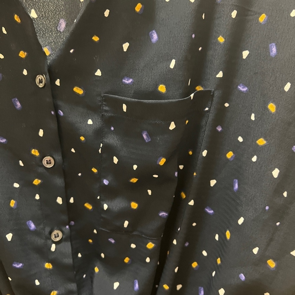 FRNCH Navy Long Sleeve Jumpsuit Size XS - Picture 3 of 9